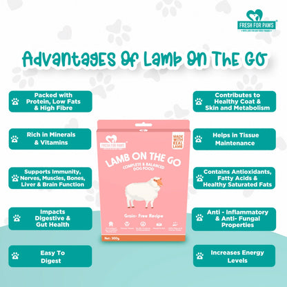 Fresh For Paws Lamb On The Go Wet Food for Dogs