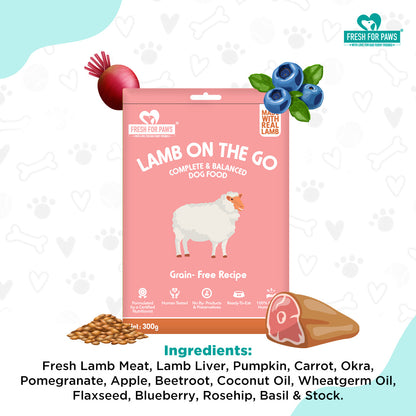 Fresh For Paws Lamb On The Go Wet Food for Dogs