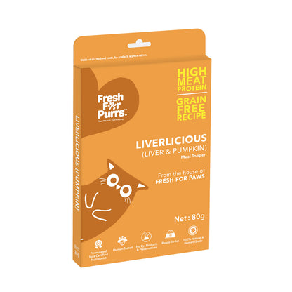 Fresh For Purrs Pumpkin Cat Food Meal Topper