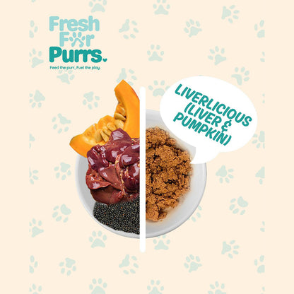 Fresh For Purrs Pumpkin Cat Food Meal Topper