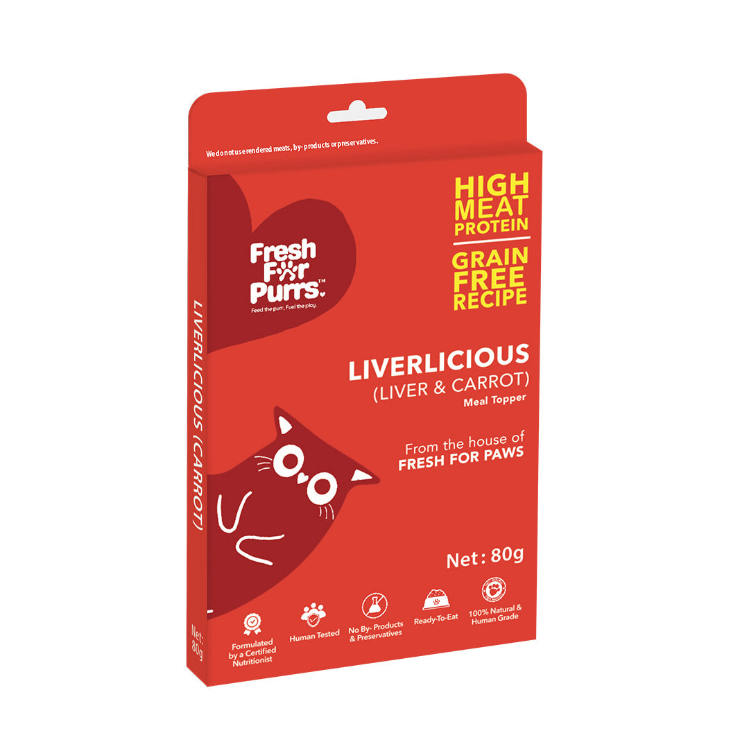 Fresh For Purrs Carrot Cat Food Meal Topper