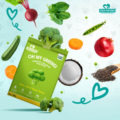 Fresh For Paws Oh My Greens Wet Food for Dogs