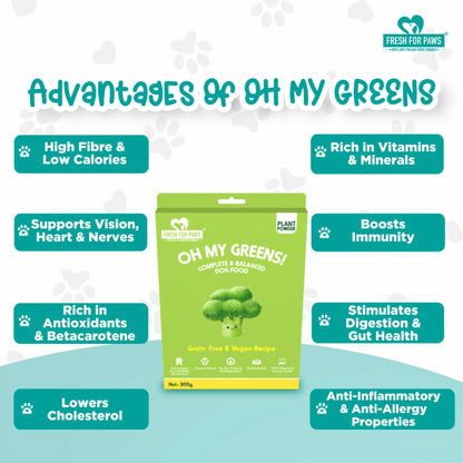 Fresh For Paws Oh My Greens Wet Food for Dogs