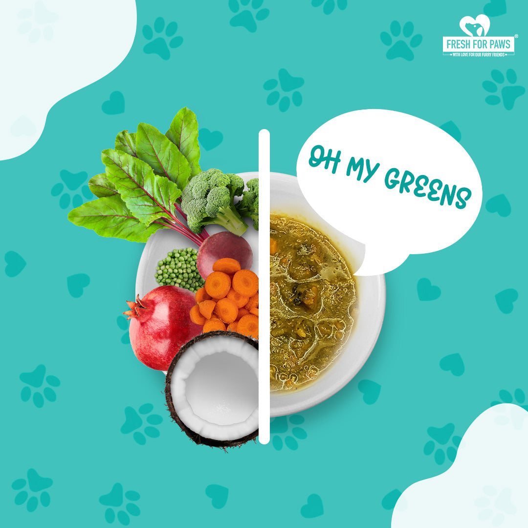 Fresh For Paws Oh My Greens Wet Food for Dogs