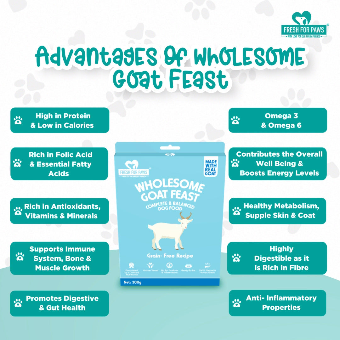 Fresh For Paws Wholesome Goat Feast Wet Food for Dogs