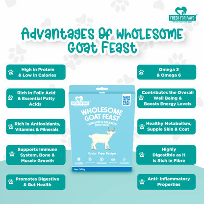 Fresh For Paws Wholesome Goat Feast Wet Food for Dogs