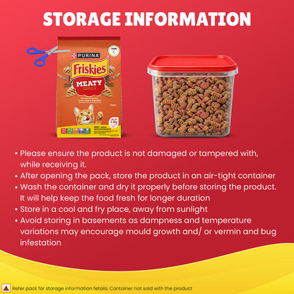 Purina Friskies Meaty Grills Adult Dry Cat Food, 2.5 Kg, Contains Chicken, Turkey, Lamb and Vegetables Flavours