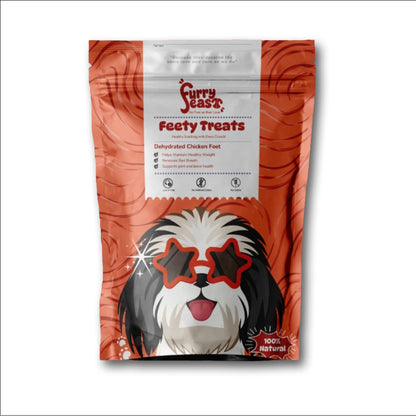 FurryFeast Feety Treats | Air-Dried Chicken Feet Dog Chews