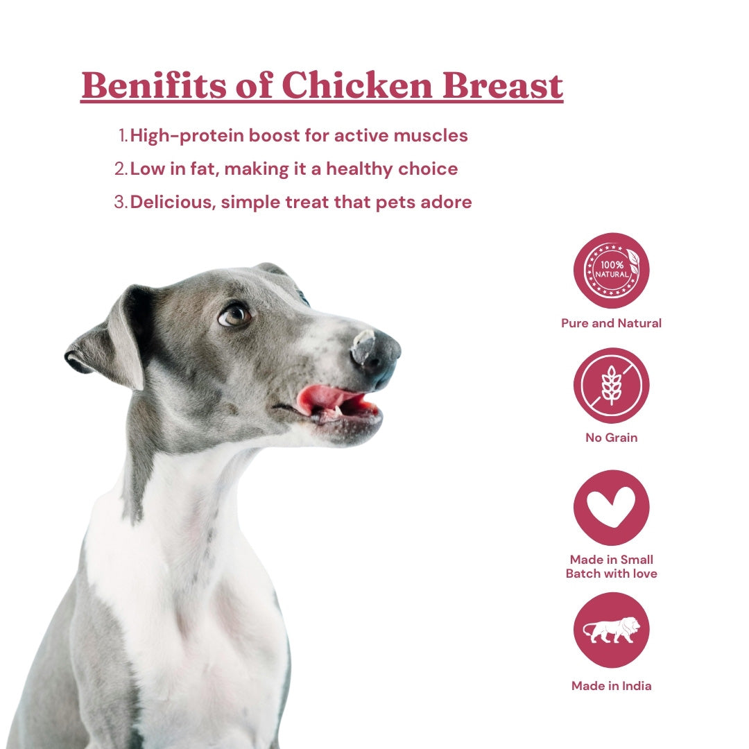 FurryFeast Protein Pop | Chicken Breast Jerky Treats for Dogs & Cats