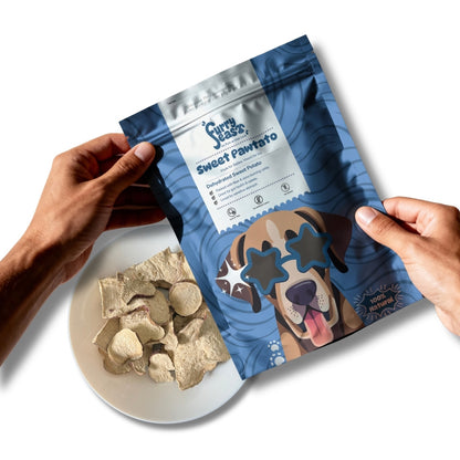 FurryFeast Sweet Pawtato | Dehydrated Sweet Potato Dog Treats