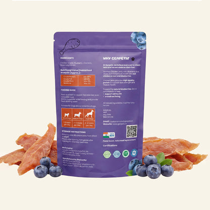 GENPets Chicken Jerky with Blueberry