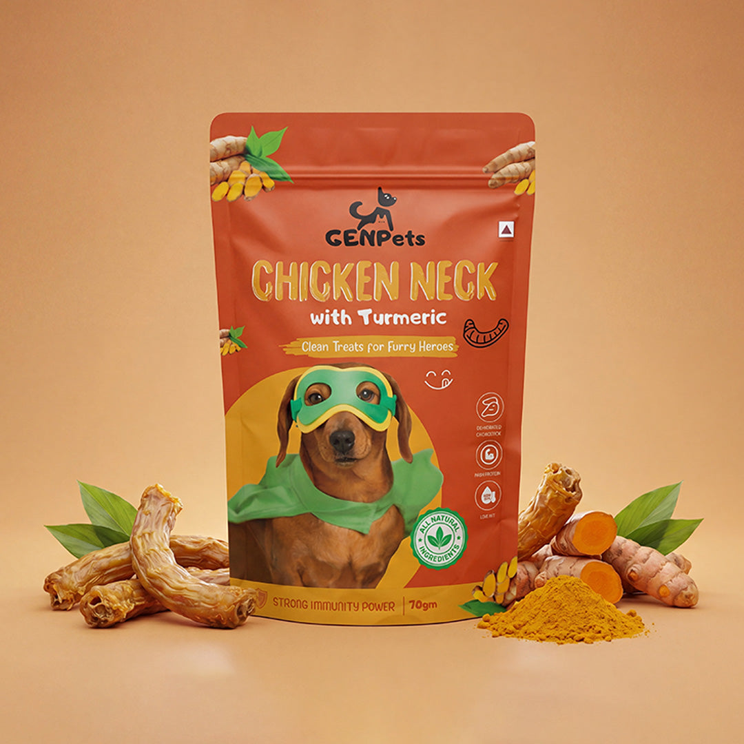 GENPets Chicken Neck with Turmeric
