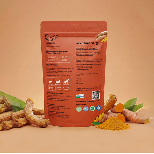 GENPets Chicken Neck with Turmeric