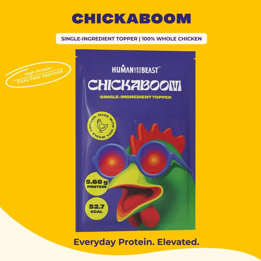 HUMAN AND THE BEAST 100% Single Ingredient Toppers | CHICKABOOM