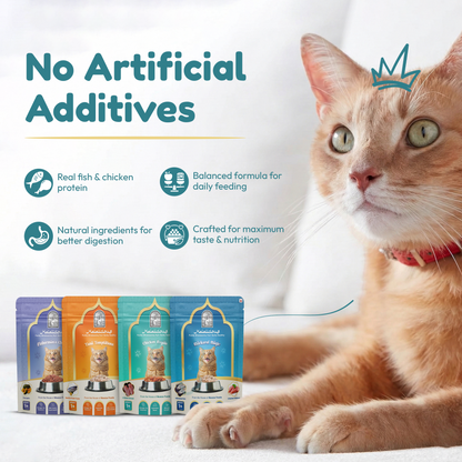 Halalicious Mackerel Magic Cat Wet Food | Adult Cats | 80g x Pack of 6