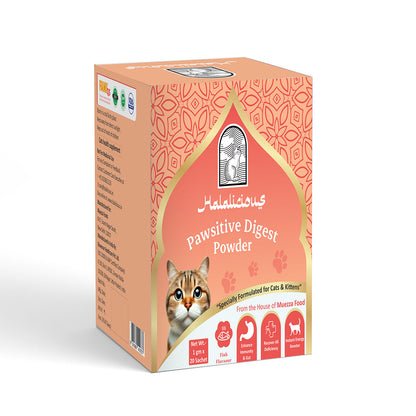 Halalicious Pawsitive Digest Powder | Digestive & Gut Health Supplement for Cats