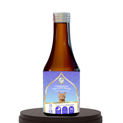 Halalicious Pawsome Health Multivitamin Syrup | Immunity & Daily Health Supplement for Cats