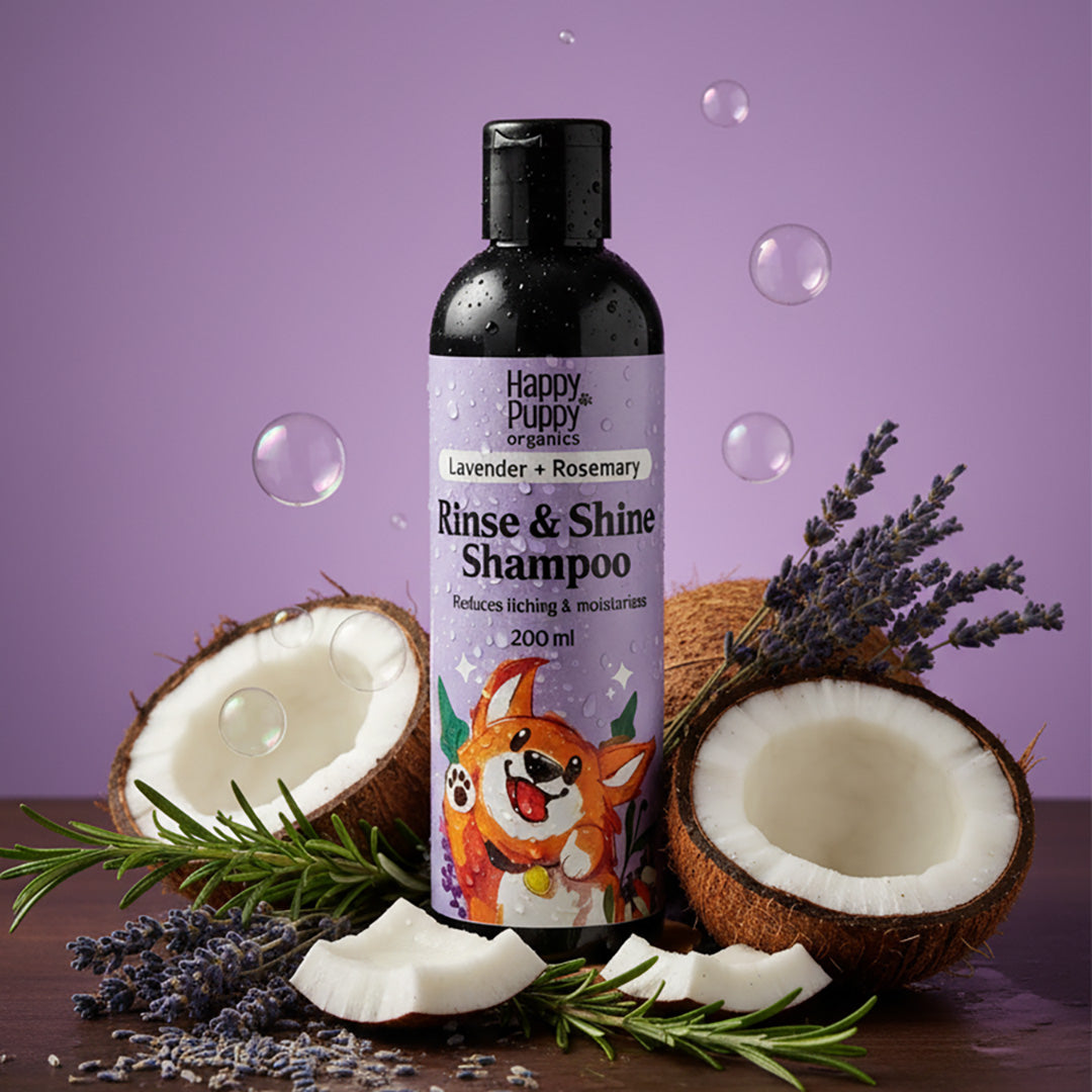 Happy Puppy Organics Rinse & Shine Shampoo 200 ml