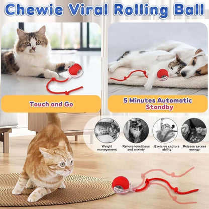 Healing Leaf Automatic Rope Toy With Thread