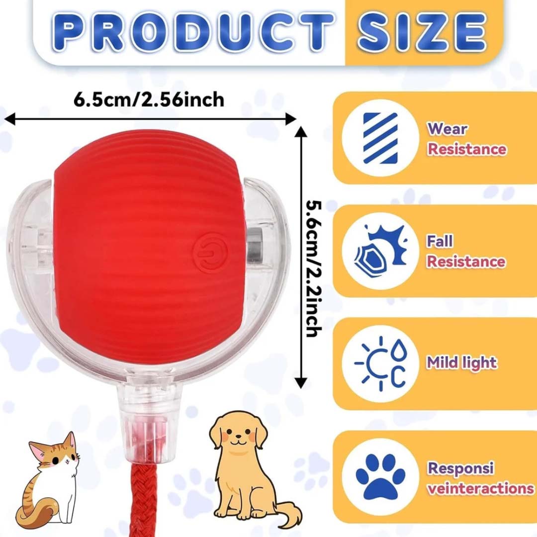 Healing Leaf Automatic Rope Toy With Thread