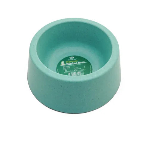 Healing Leaf Bamboo Bowl | Sky Blue