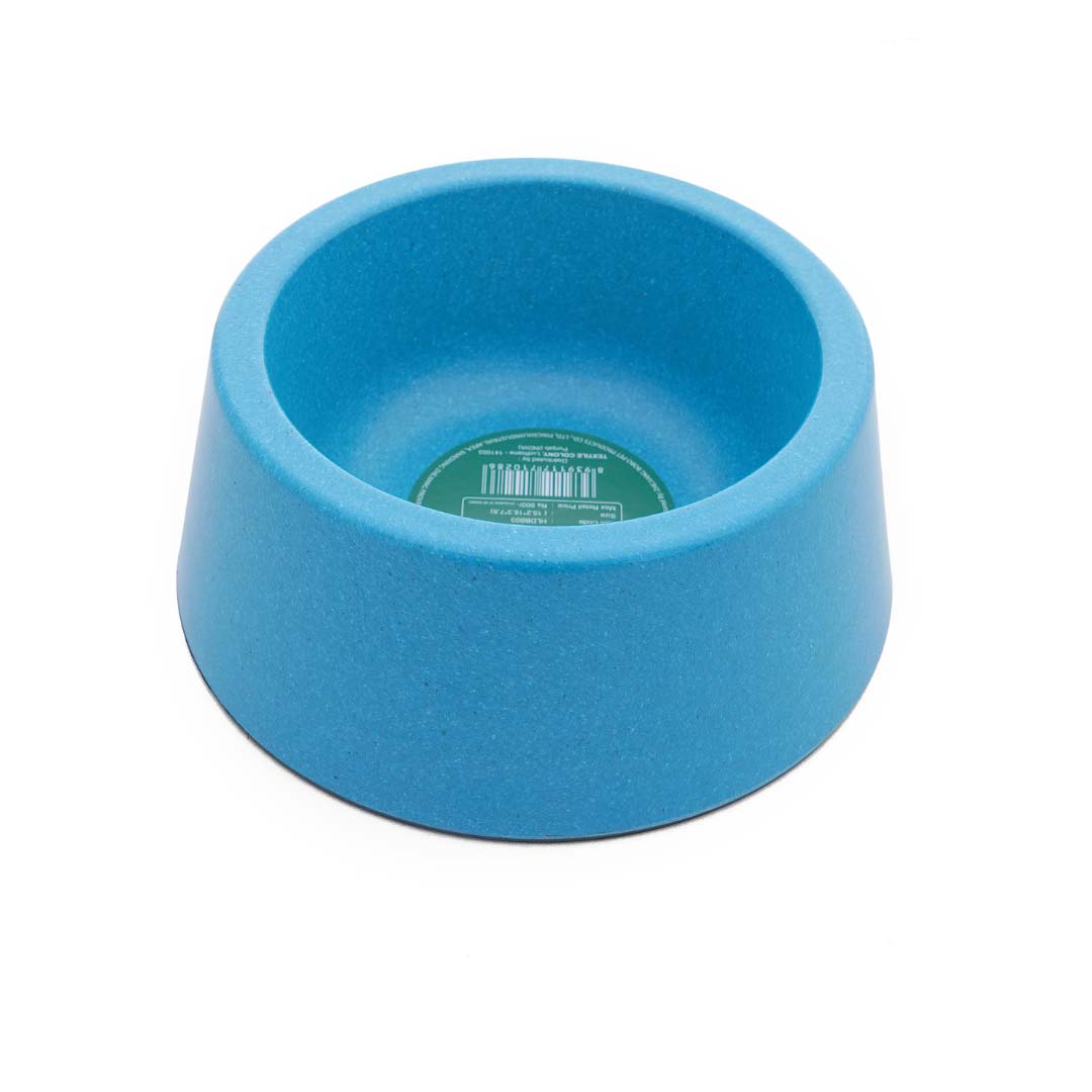 Healing Leaf Bamboo Bowl | Dark Blue
