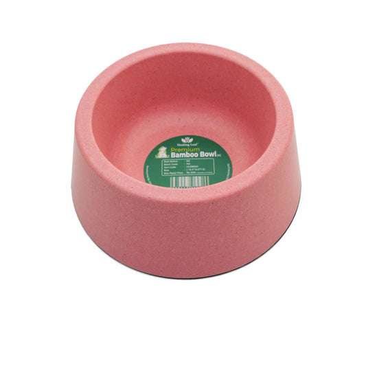 Healing Leaf Bamboo Bowl | Pink