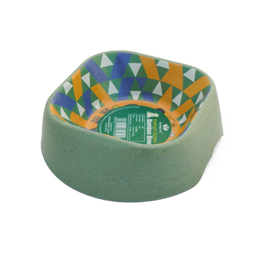 Healing Leaf Cartoon Bamboo Bowl | Green