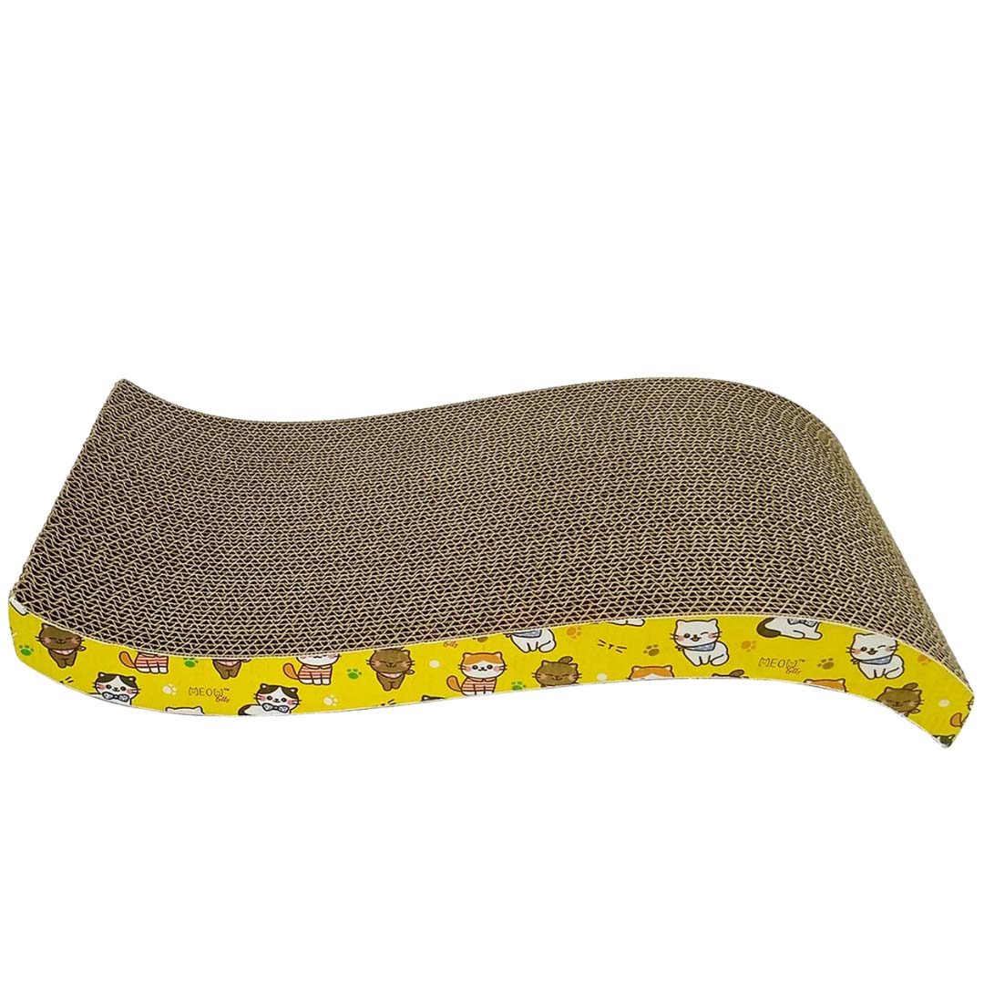 Healing Leaf Cat Scratching Mat Wave Shaped