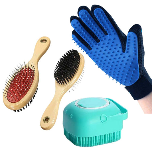 Healing Leaf Pet Grooming Combo - Pack of 3