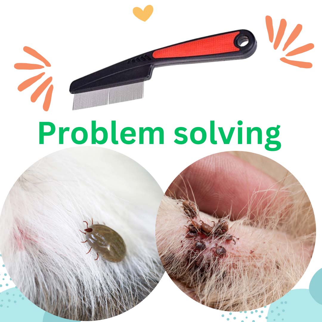 Healing Leaf Flea Comb