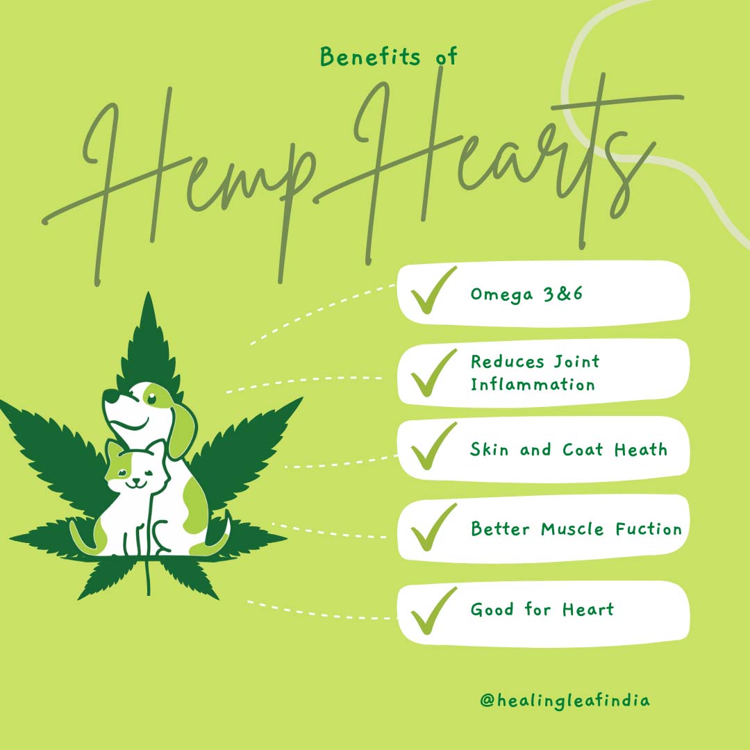 Healing Leaf Hemp Hearts | For Pets