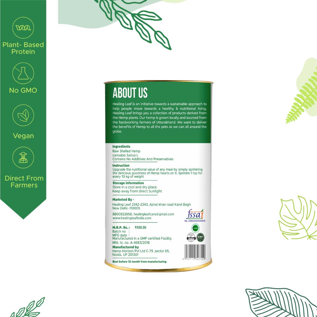Healing Leaf Hemp Hearts | For Pets