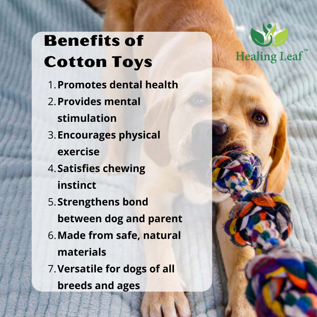 Healing Leaf Cotton Rope Toys |Pack Of 6