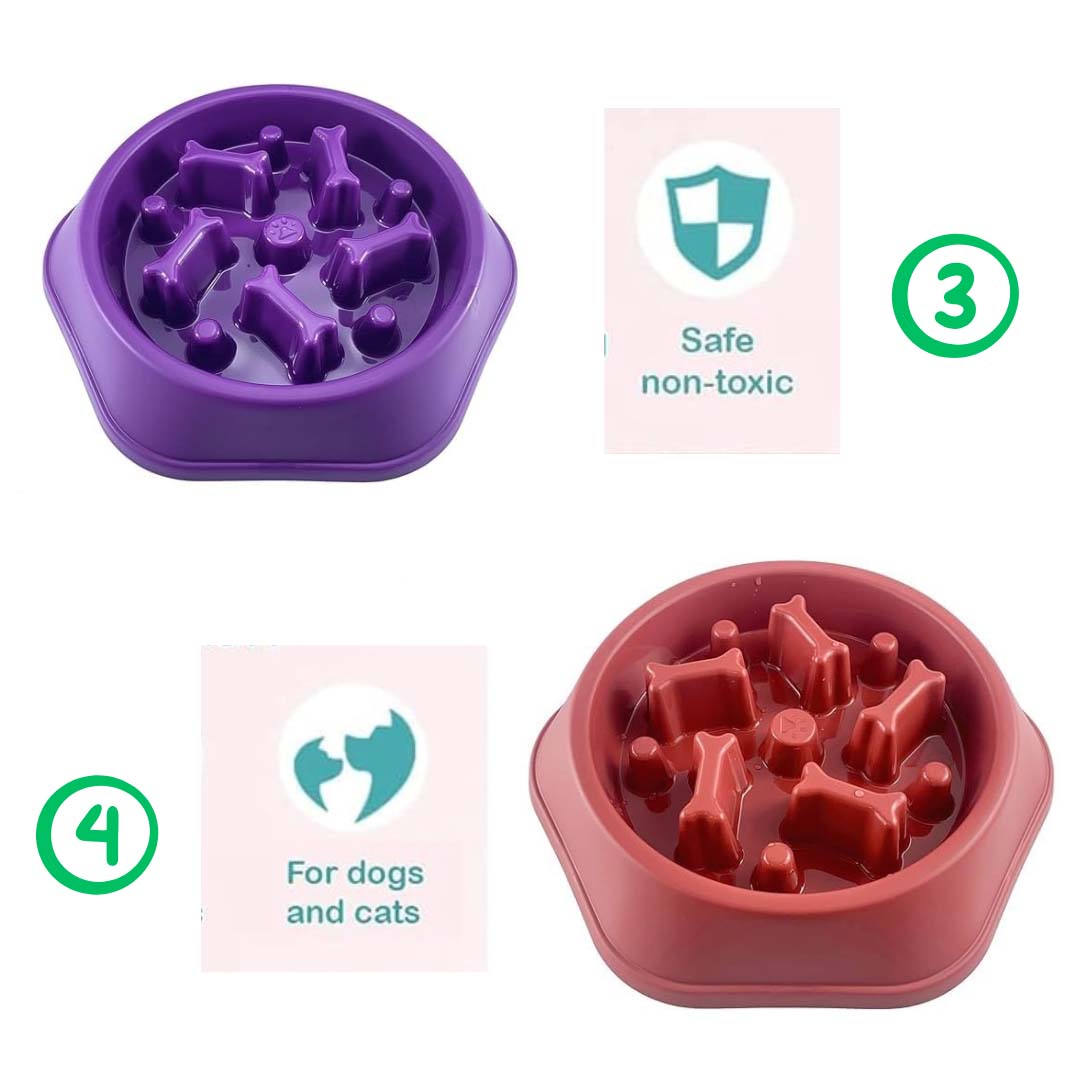 Healing Leaf Slow Feeding Bowl