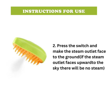 Healing Leaf Mango Steam Brush