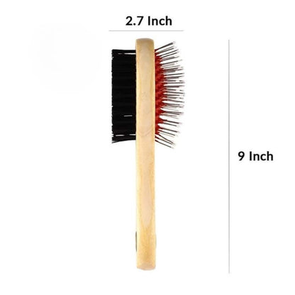 Healing Leaf Wooden Brush