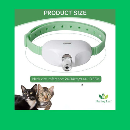 Healing Leaf Cat Laser Collar