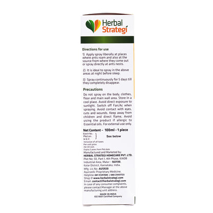 Herbal Strategi Herbal Ant Repellent Spray