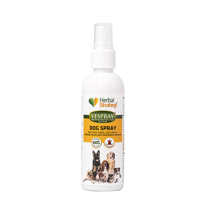Herbal Strategi Herbal Ticks, Fleas, Lice and Mites Spray for Dogs