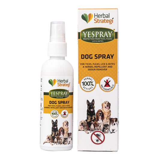 Herbal Strategi Herbal Ticks, Fleas, Lice and Mites Spray for Dogs