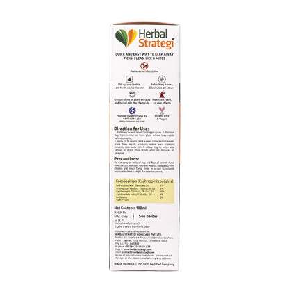 Herbal Strategi Herbal Ticks, Fleas, Lice, and Mites Spray for Kennel
