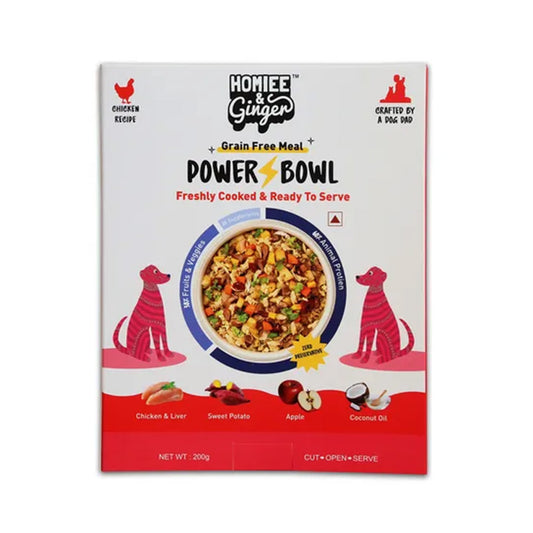 Homiee & Ginger Homiee & Ginger | Fresh Food For Dogs | Power Bowl | Chicken & Sweet Potato | Grain Free Diet