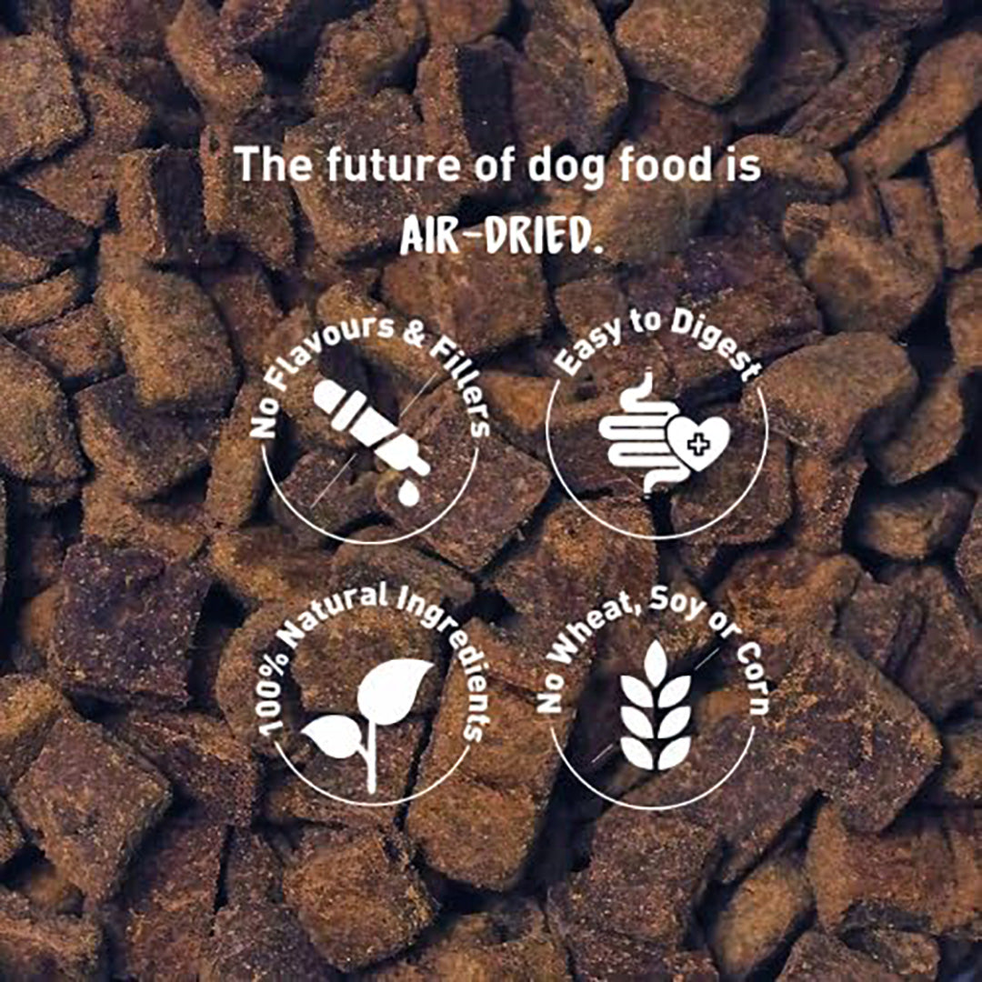 Homiee & Ginger Homiee & Ginger | Grain Free Air Dried Dry Dog Food | 90% Meat 10% Superfood | Puppy & Adult