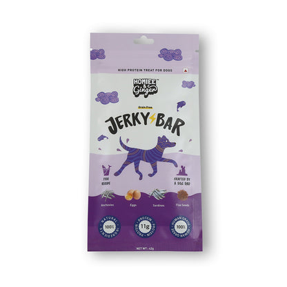 Homiee & Ginger Homiee & Ginger | Jerky Bar | Air Dried Treat For Dogs | Fish
