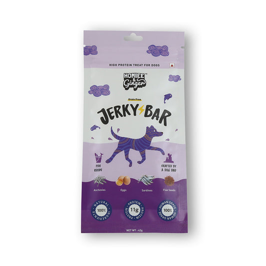 Homiee & Ginger Homiee & Ginger | Jerky Bar | Air Dried Treat For Dogs | Fish