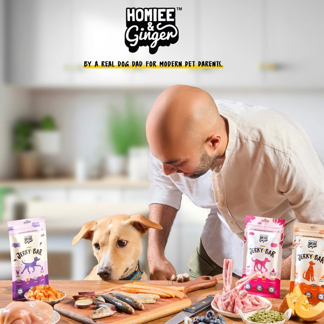 Homiee & Ginger Homiee & Ginger | Jerky Bar | Air Dried Treat For Dogs | Fish