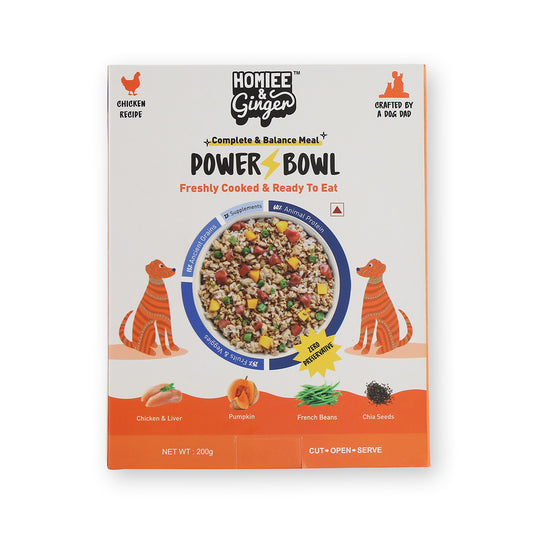 Homiee & Ginger Homiee & Ginger | Power Bowl | Fresh Food for Dogs | Chicken & Barley