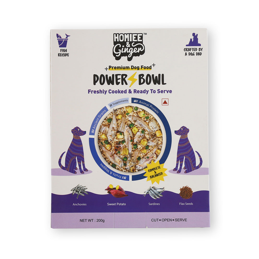 Homiee & Ginger Homiee & Ginger | Power Bowl | Fresh Food for Dogs | Fish Fiesta