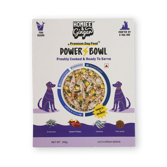 Homiee & Ginger Homiee & Ginger | Power Bowl | Fresh Food for Dogs | Fish Fiesta